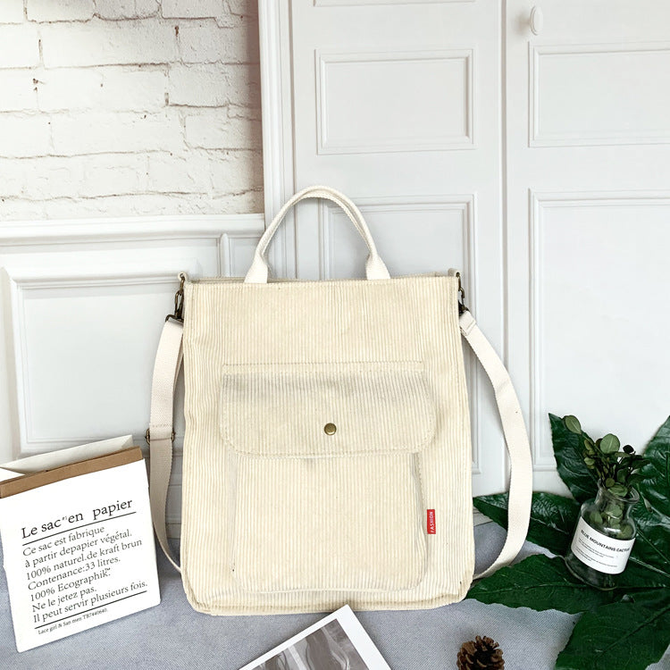 Corduroy Shoulder Bag