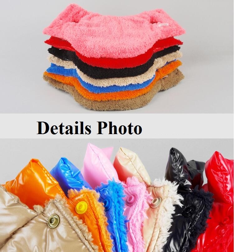 Windproof Pet Vest with Fleece Lining