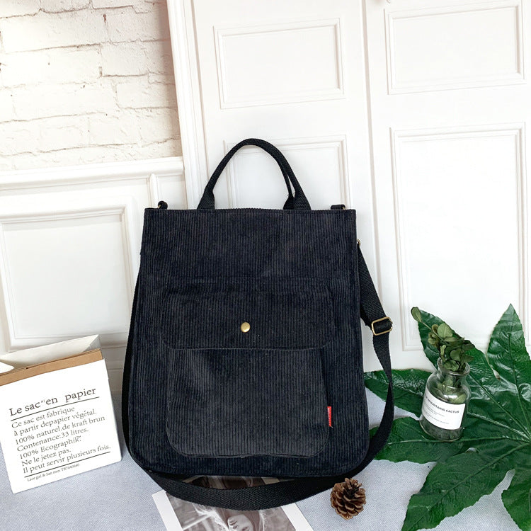 Corduroy Shoulder Bag
