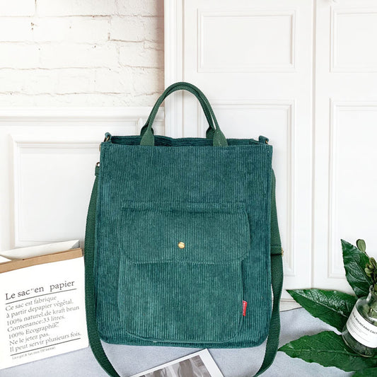 Corduroy Shoulder Bag