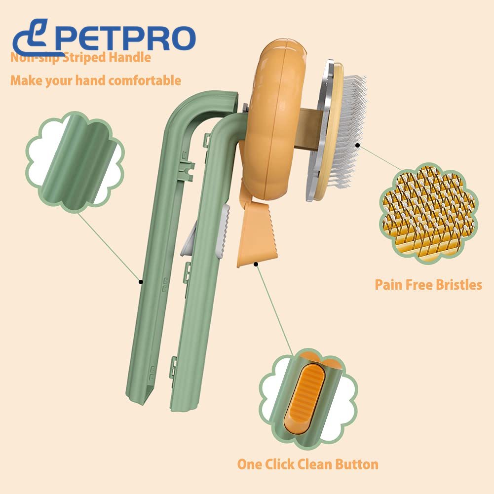 Pumpkin Self Cleaning Comb